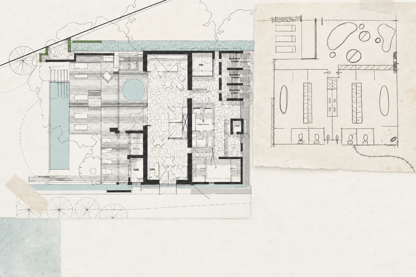 Anonymised wellness concept and spatial planning study